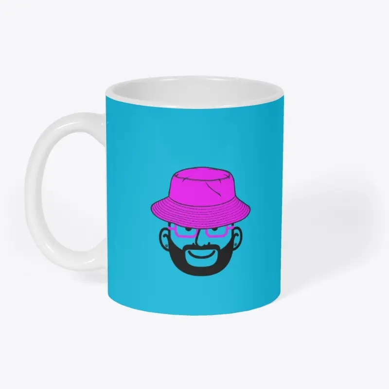 Pink Bucket Teal Mug