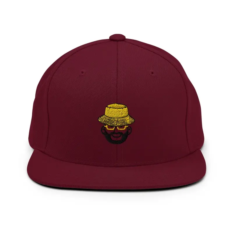 Yellow Bucket Maroon Hat 1