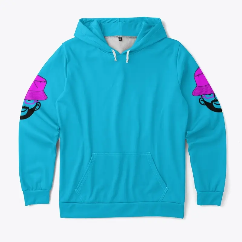 Pink Bucket Women's Teal Hoodie 1