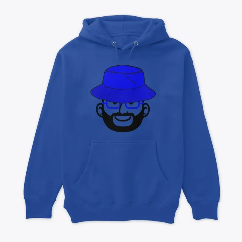 Blue Bucket Hoodie 1