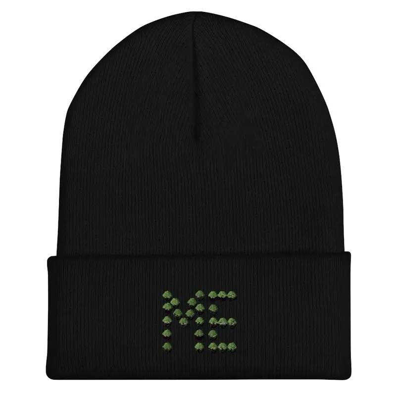 Green Bucket Black ME Beanie 1