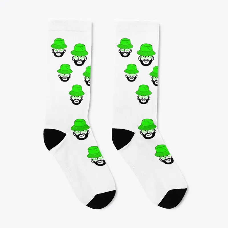 Green Bucket White Socks 1