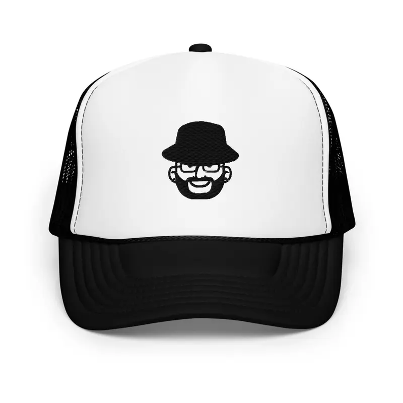 Black Bucket Trucker Hat 1